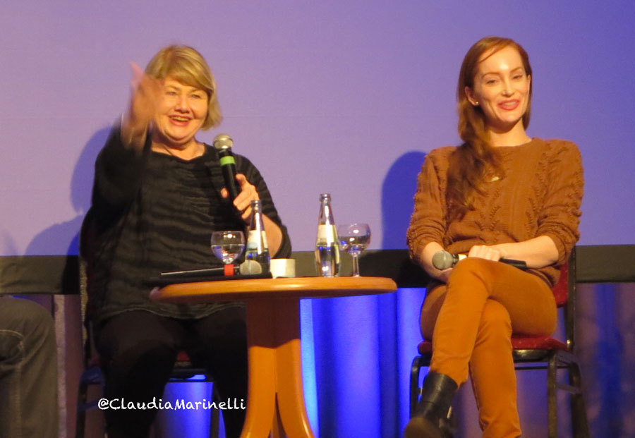 da sx Annette Badland & Lotte Verbeek